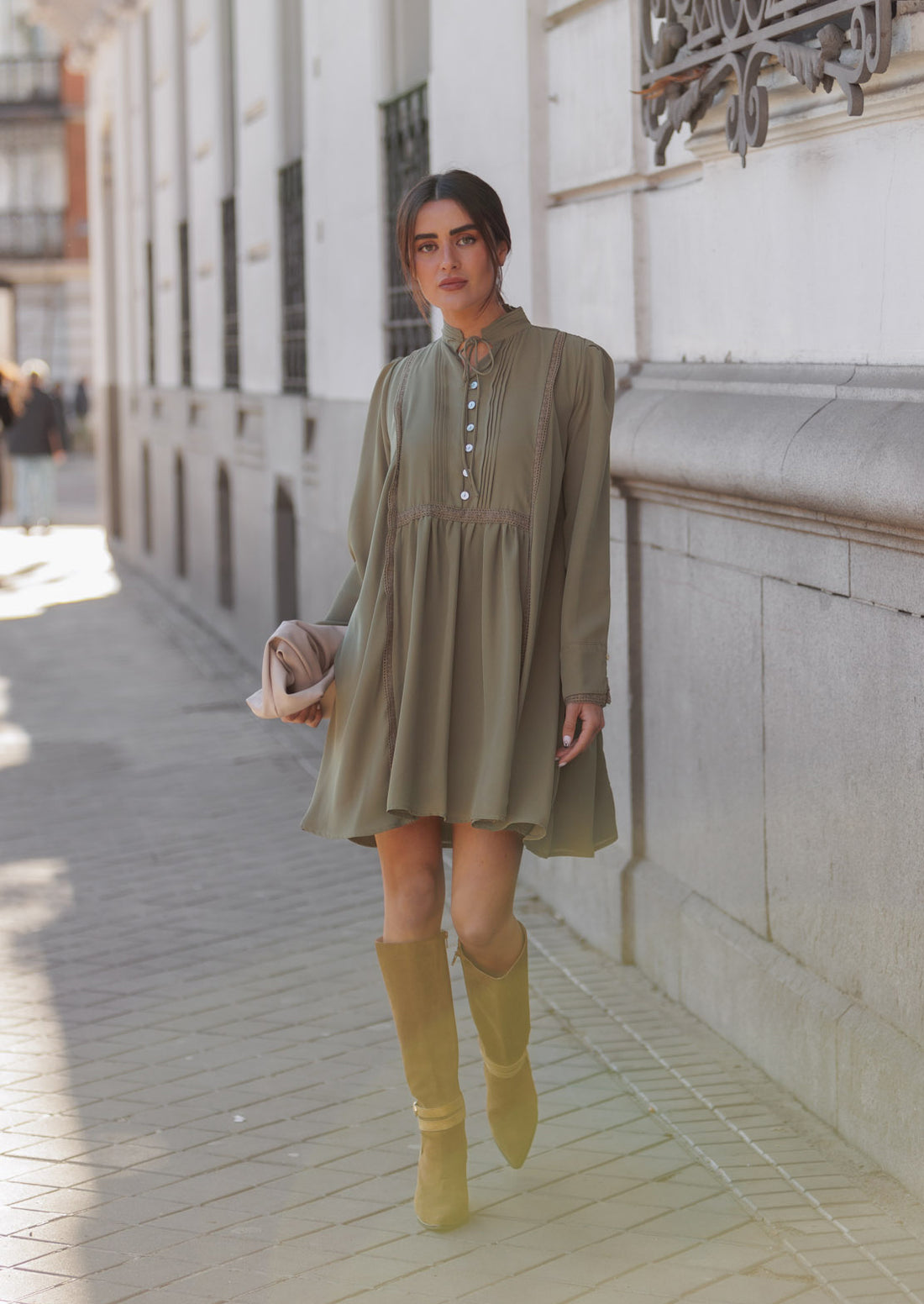 Vestido Brandon kaki