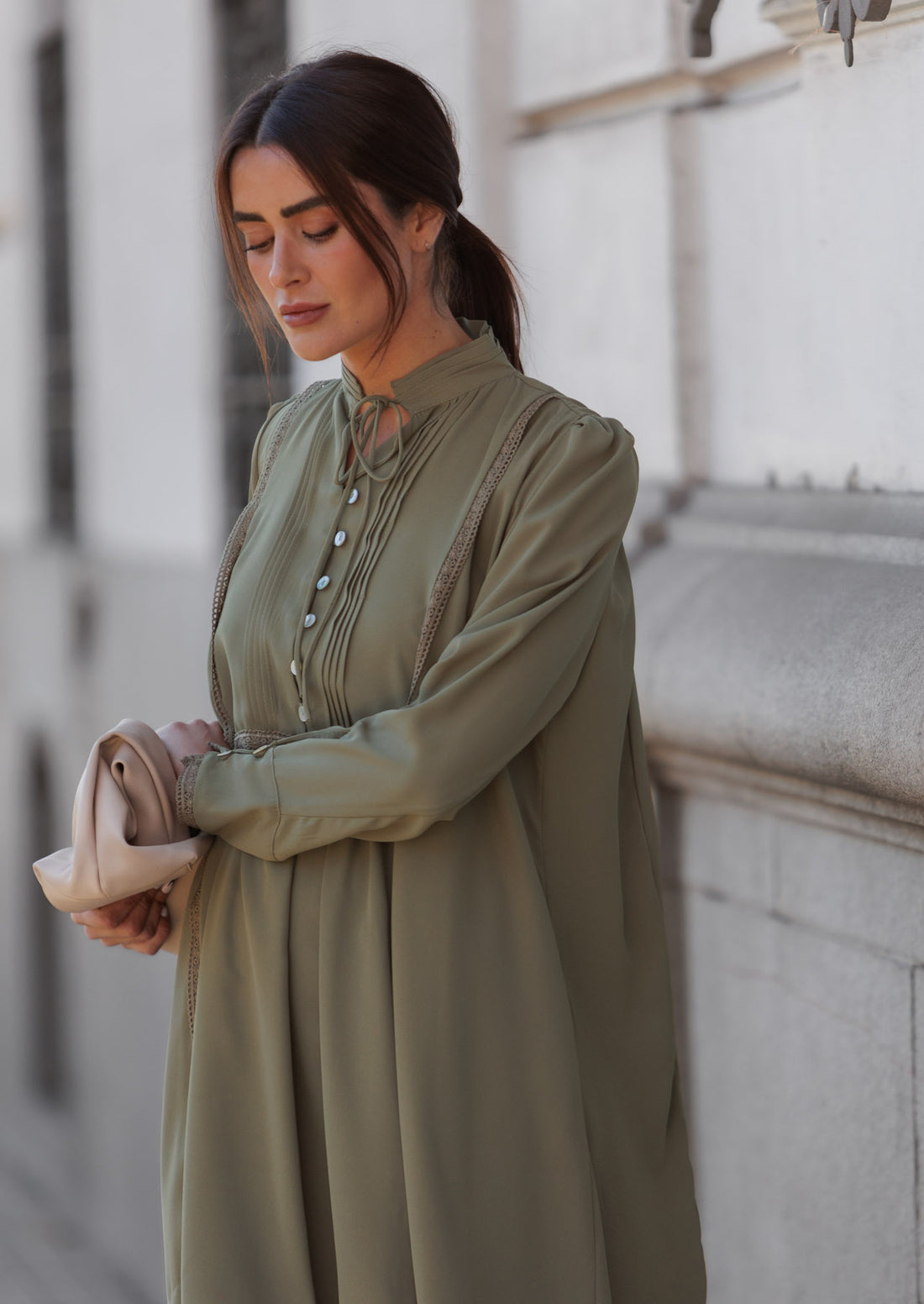 Vestido Brandon kaki