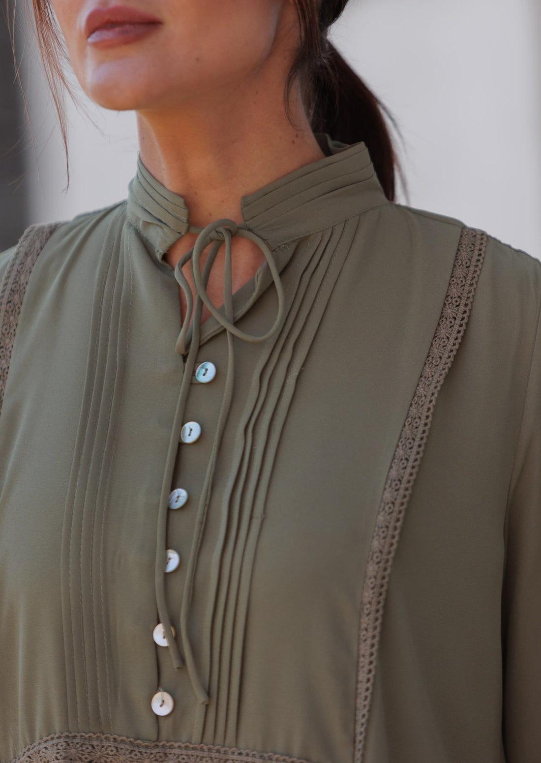 Vestido Brandon kaki