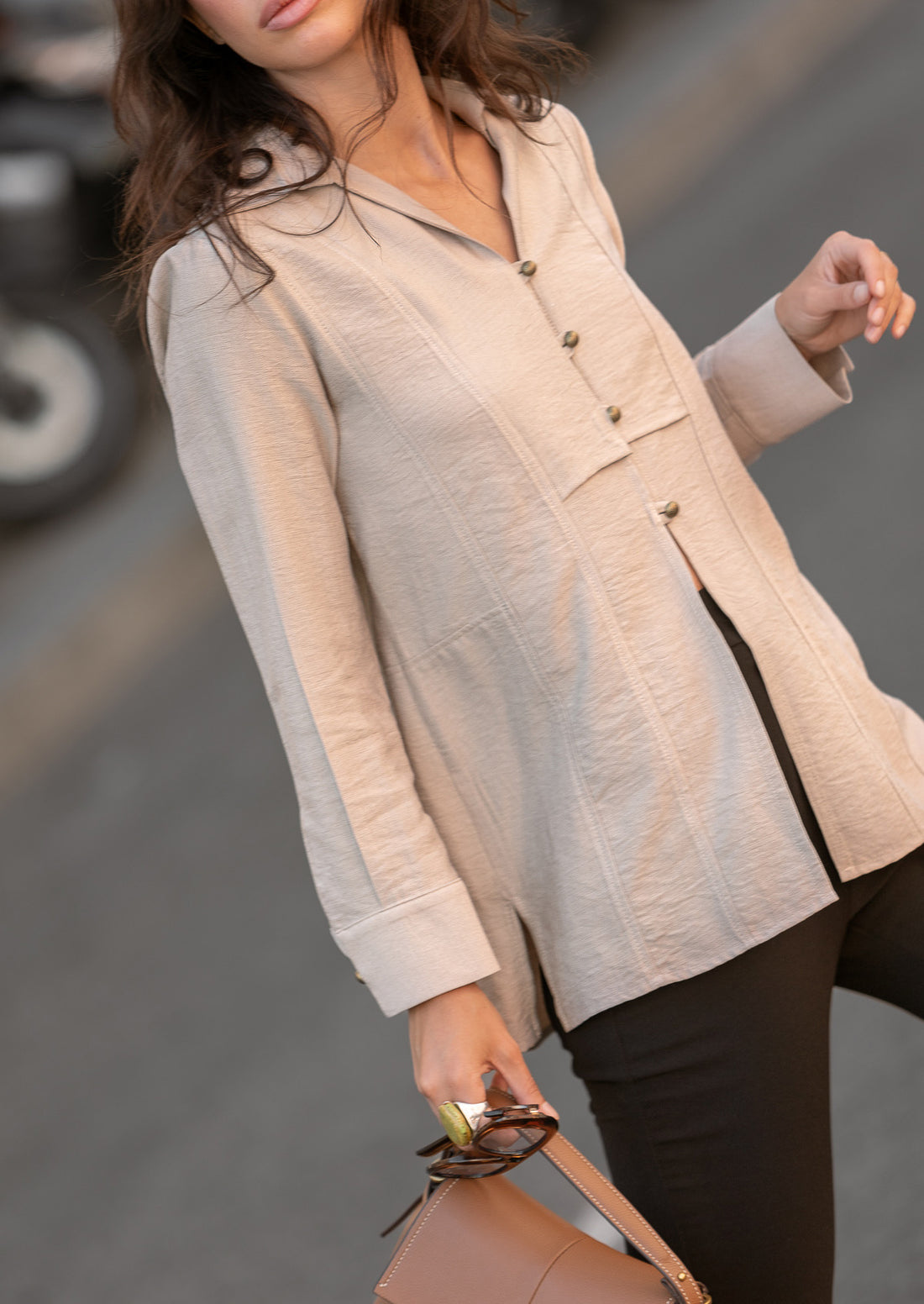 Camisa Molly topo