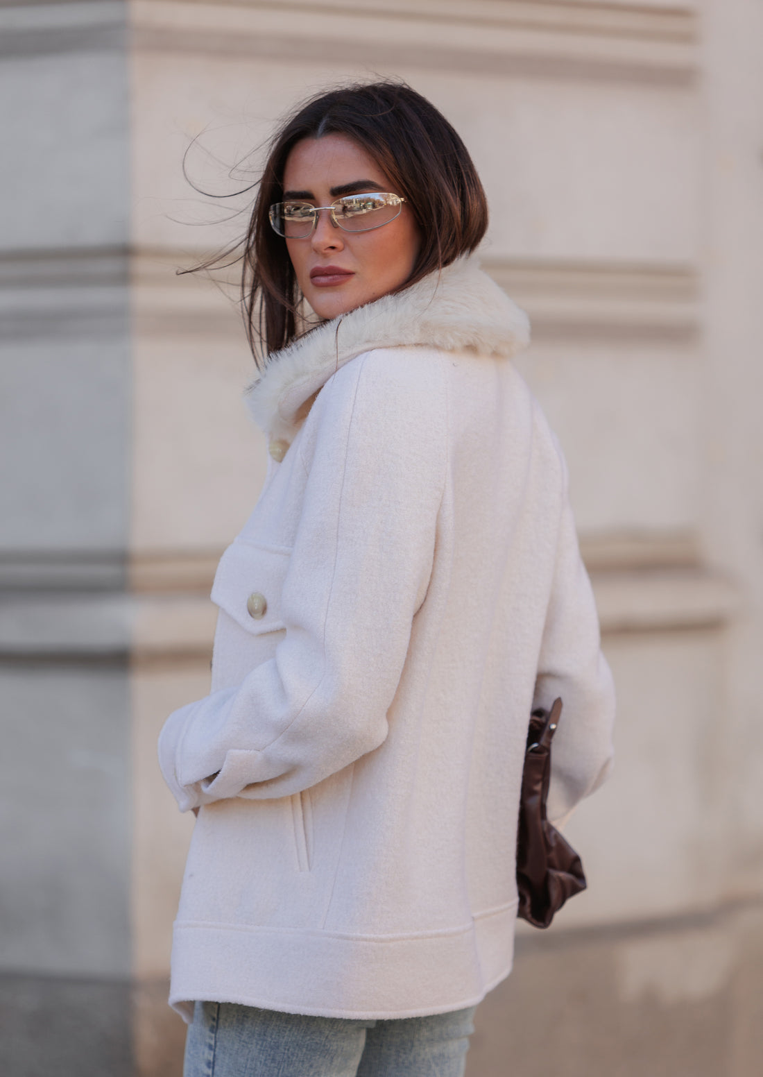 Abrigo Spencer cream