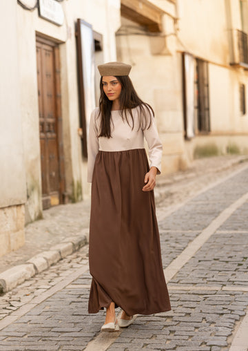 Vestido Hillary moca