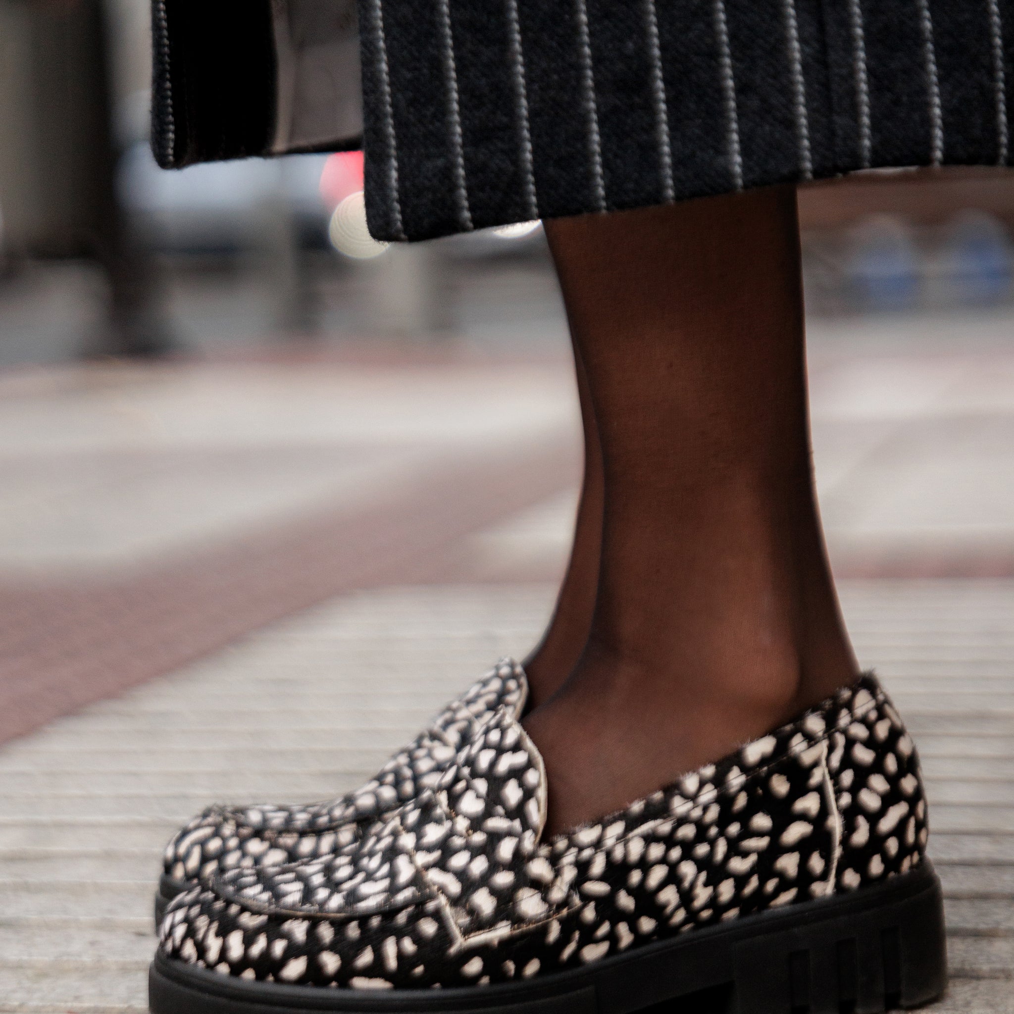Mocasines Henry moteado