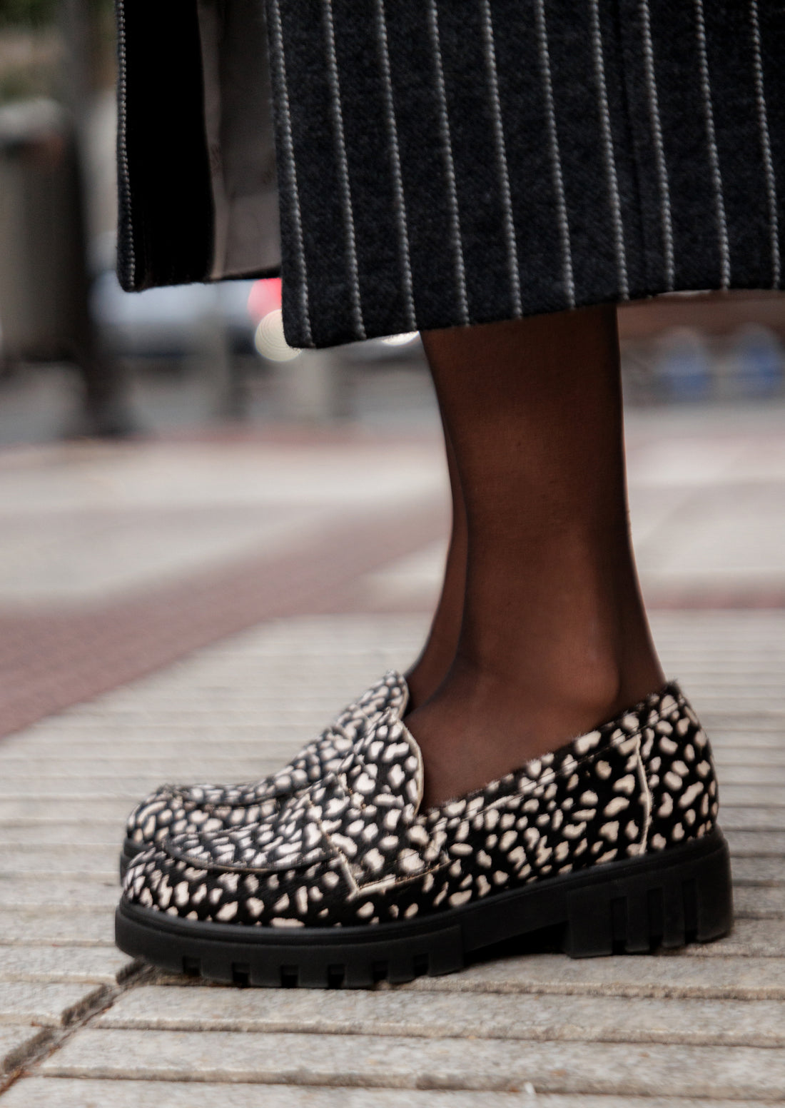 Mocasines Henry moteado