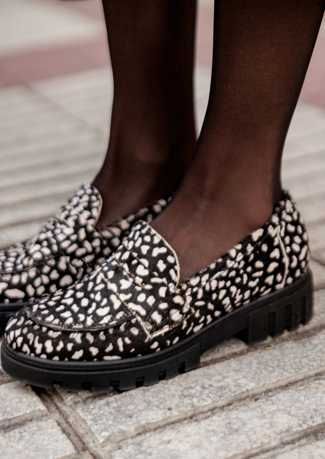 Mocasines Henry moteado