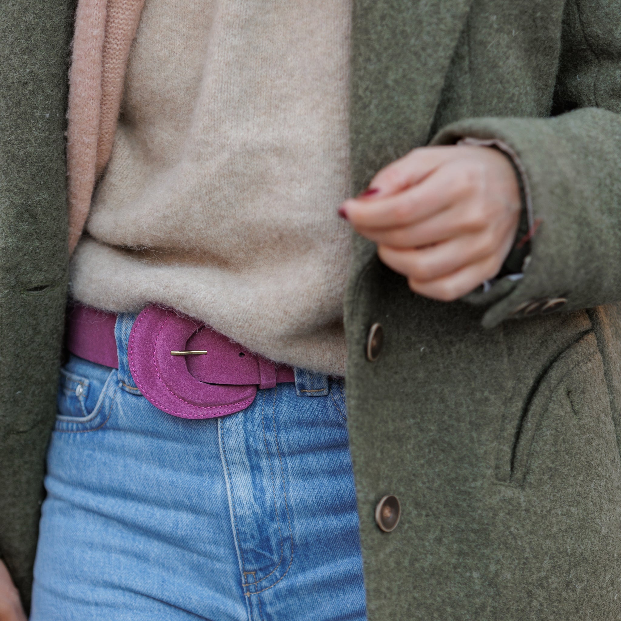 Cinturón Nolan lila