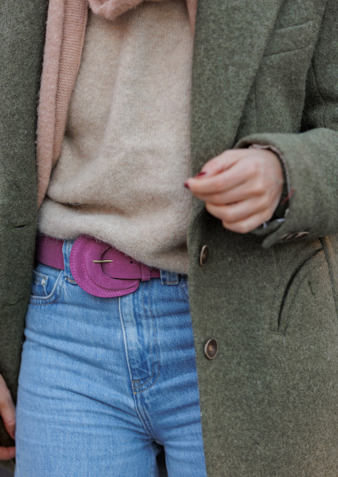 Cinturón Nolan lila