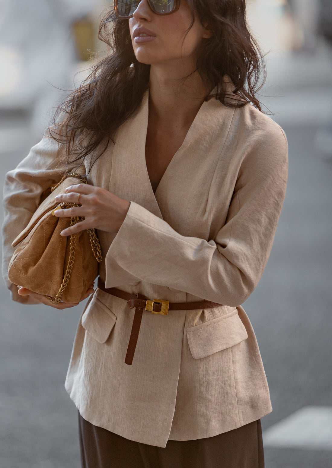 Chaqueta SEVEN sand