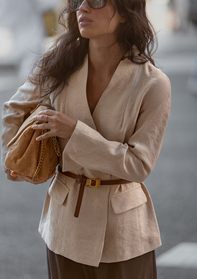 Chaqueta SEVEN sand