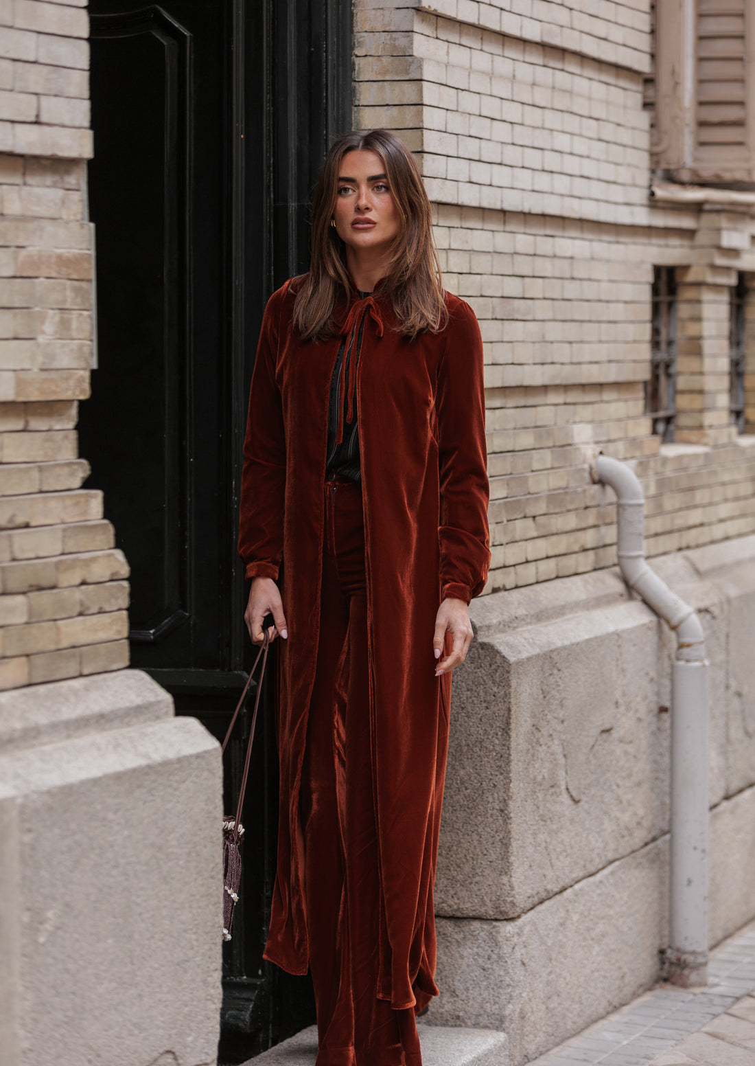 Chaqueta Kobe terracota