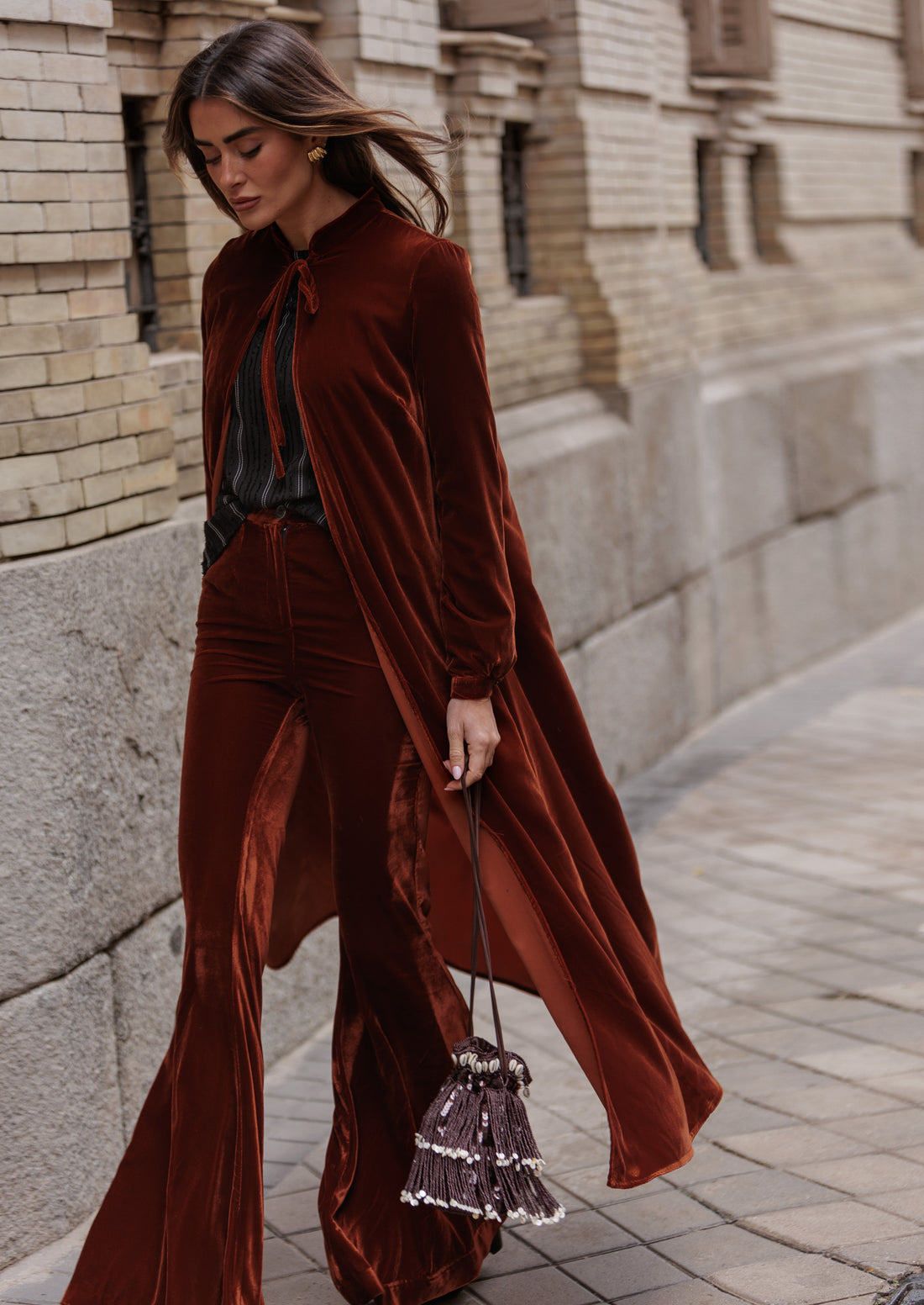 Pantalón Nox terracota