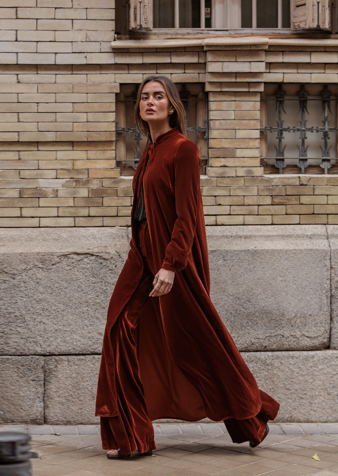 Pantalón Nox terracota