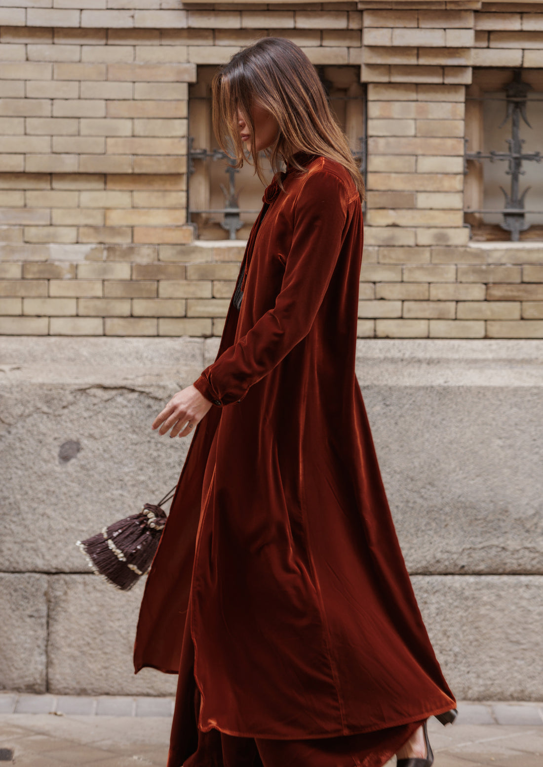 Chaqueta Kobe terracota