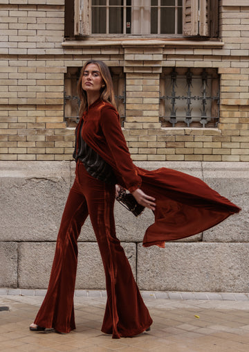 Pantalón Nox terracota