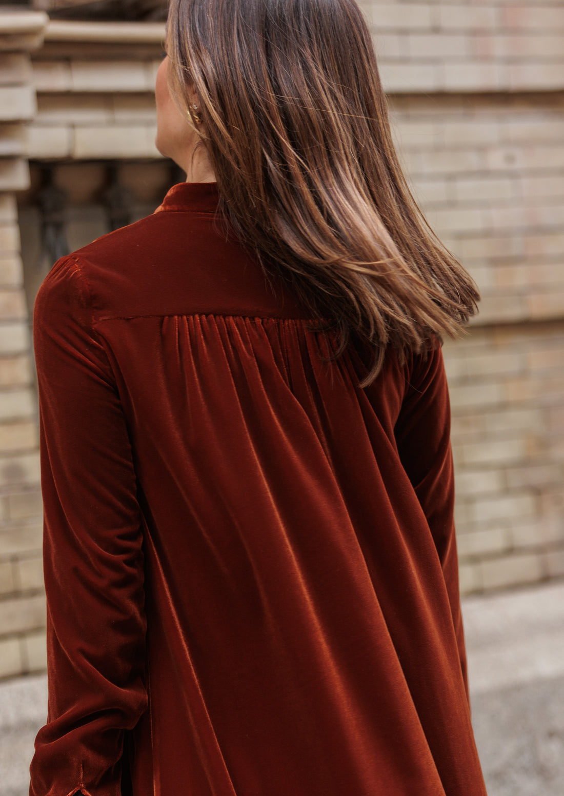 Chaqueta Kobe terracota