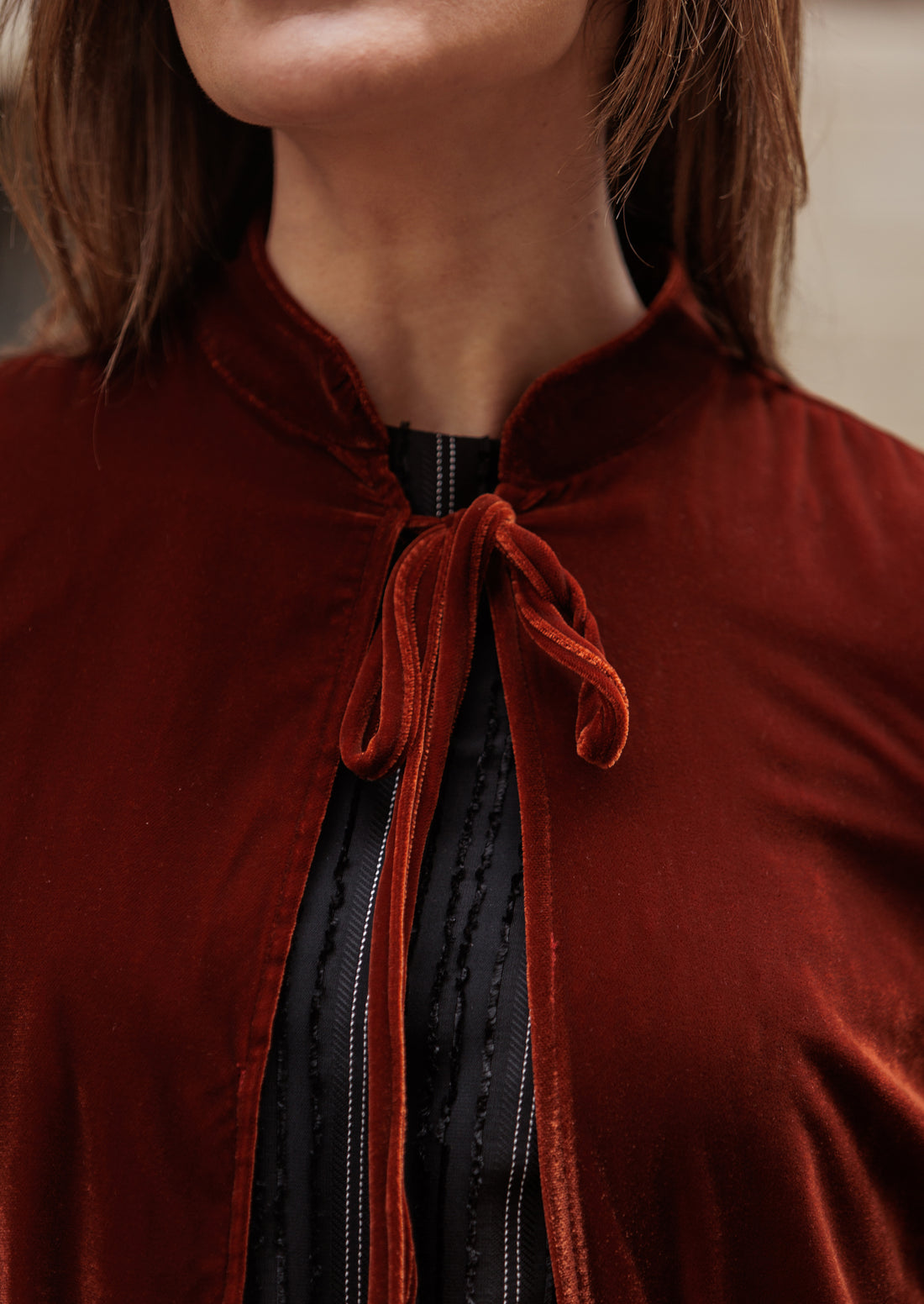 Chaqueta Kobe terracota