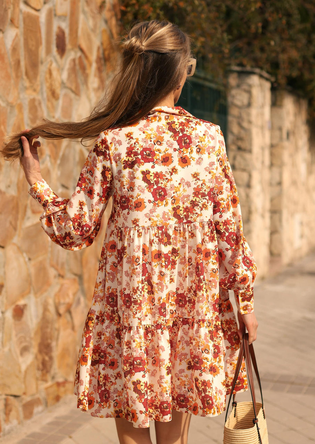 Vestido Arena flores