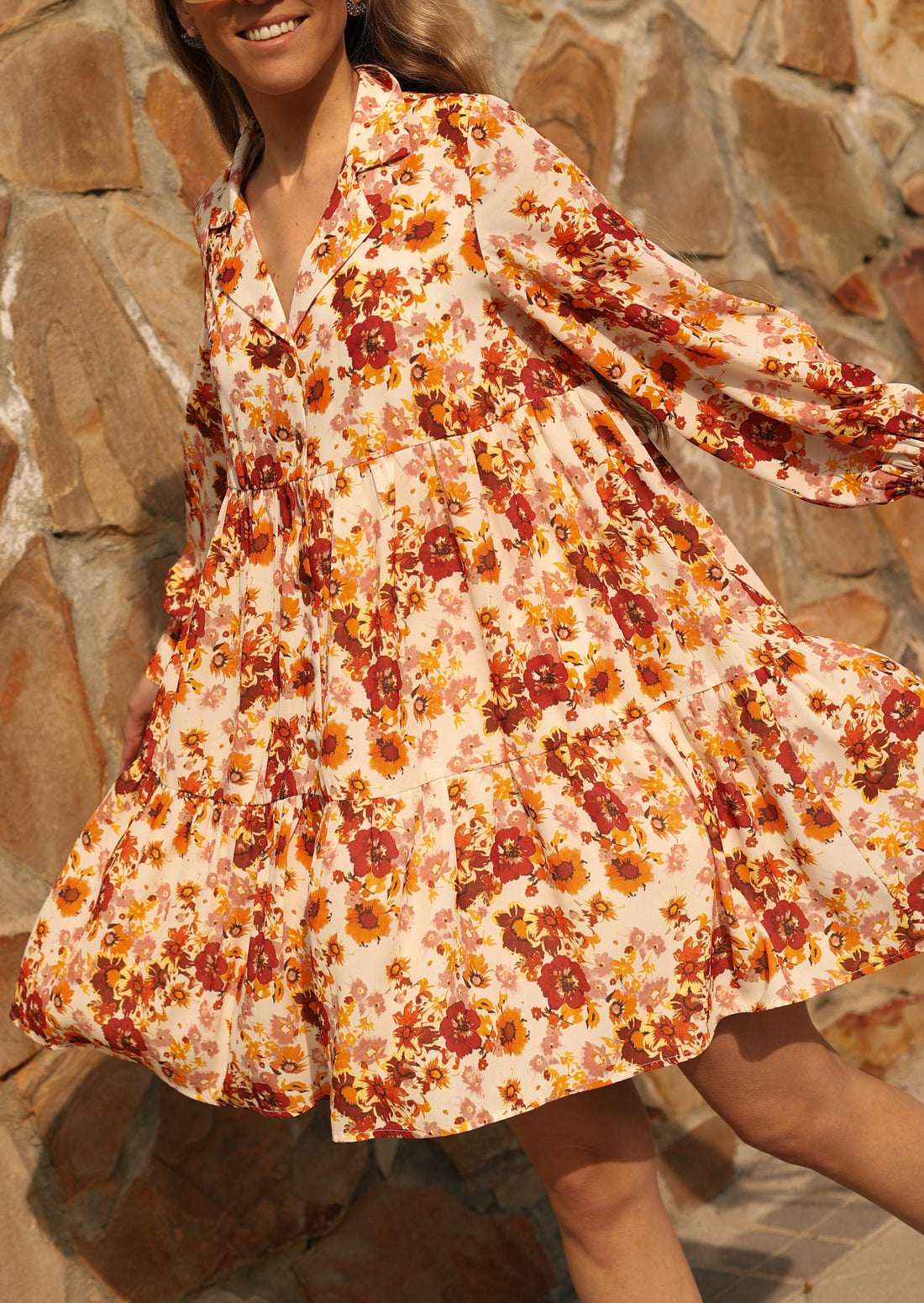 Vestido Arena flores