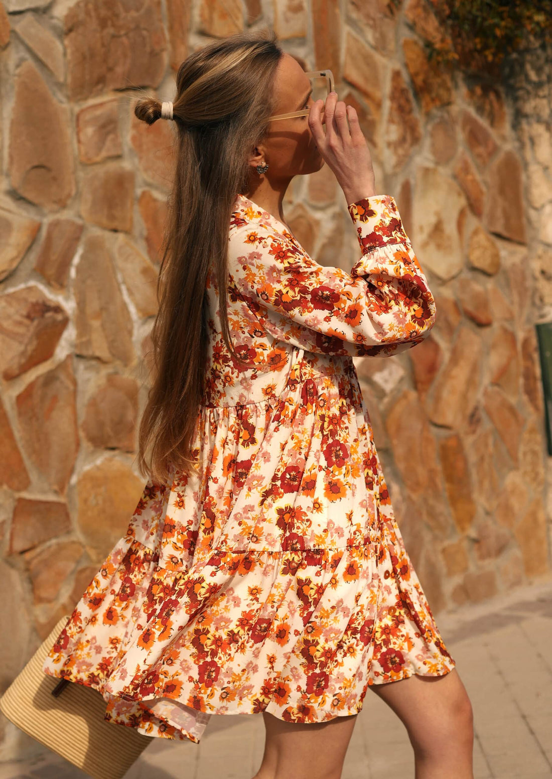 Vestido Arena flores