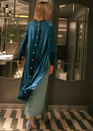 Chaqueta Velvet verde pavo