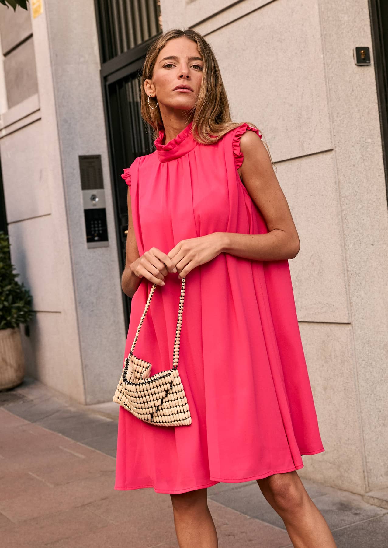 Vestido Katy fucsia
