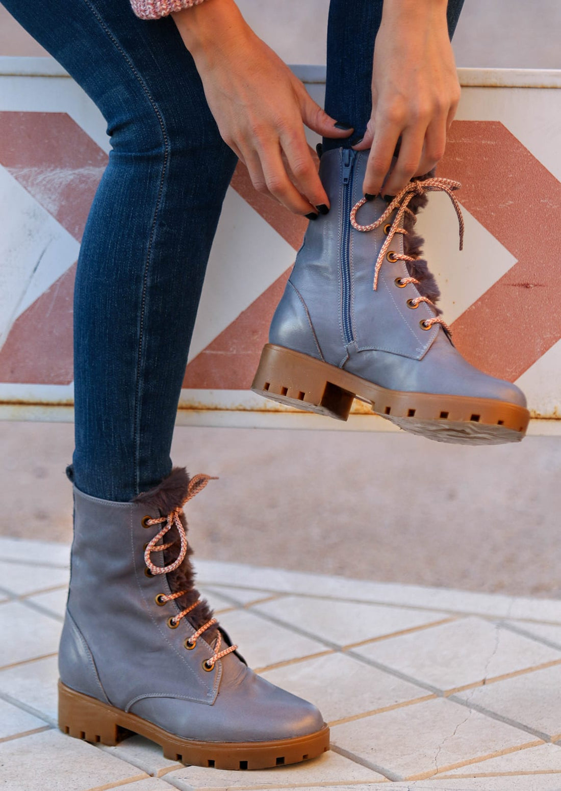 Drew Blue Boot