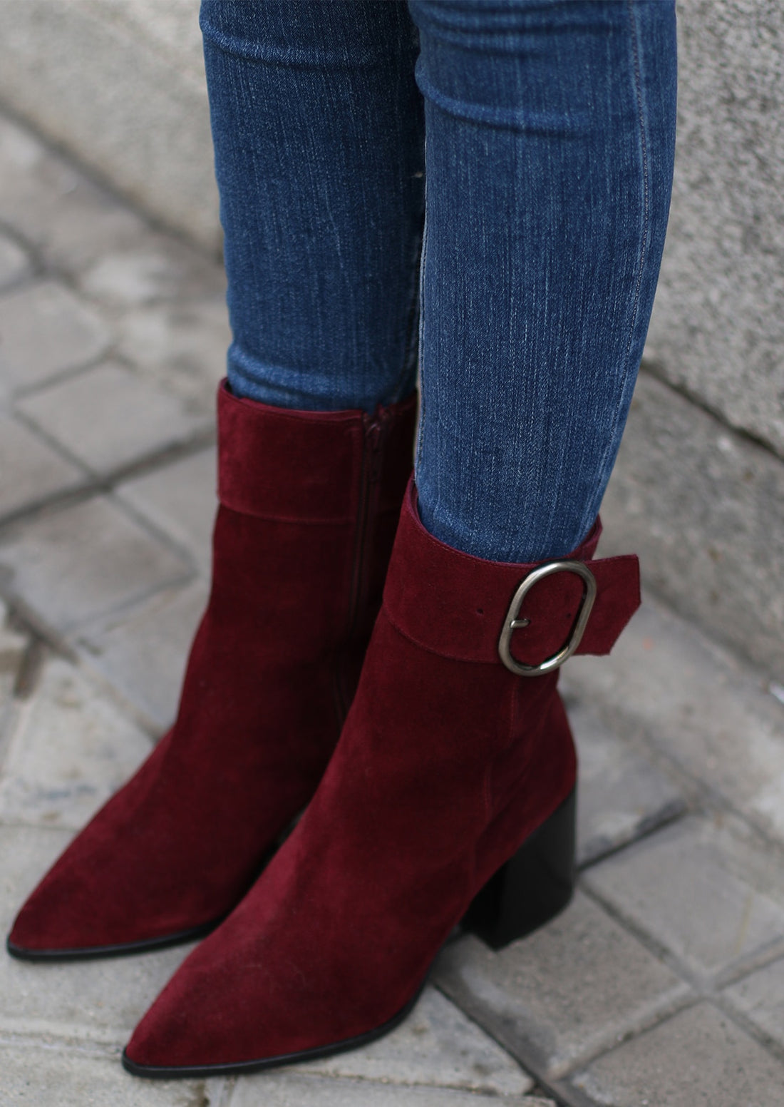 Botines Burgundy