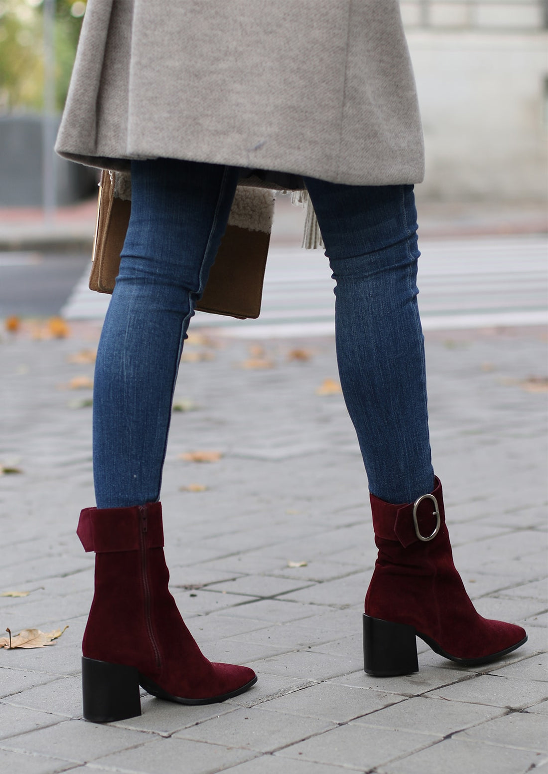 Botines Burgundy